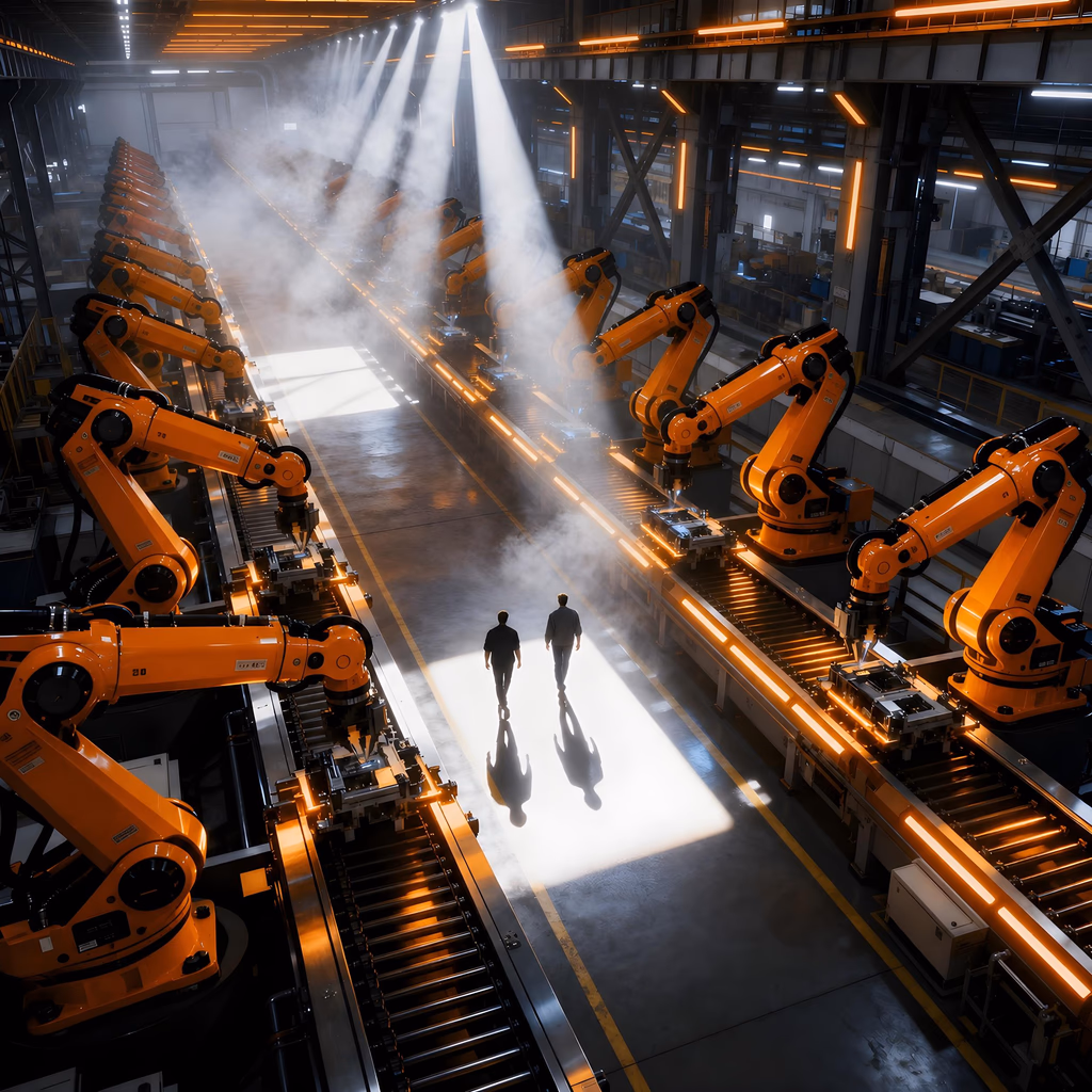 Industrial Heavy Machinery Manufacturing Plant